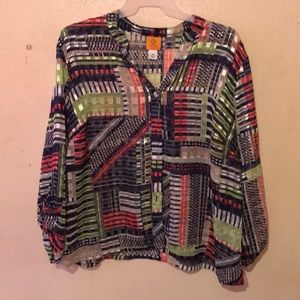 Ruby Rd. Sheer blouse